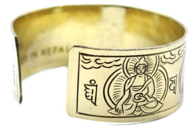 Five Buddha Brass Tibetan Bracelet