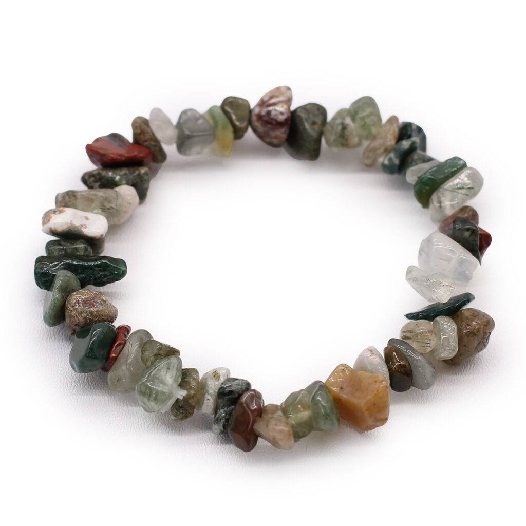 Moss Agate Chipstone Bracelet