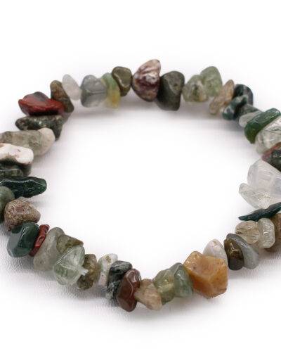 Moss Agate Chipstone Bracelet