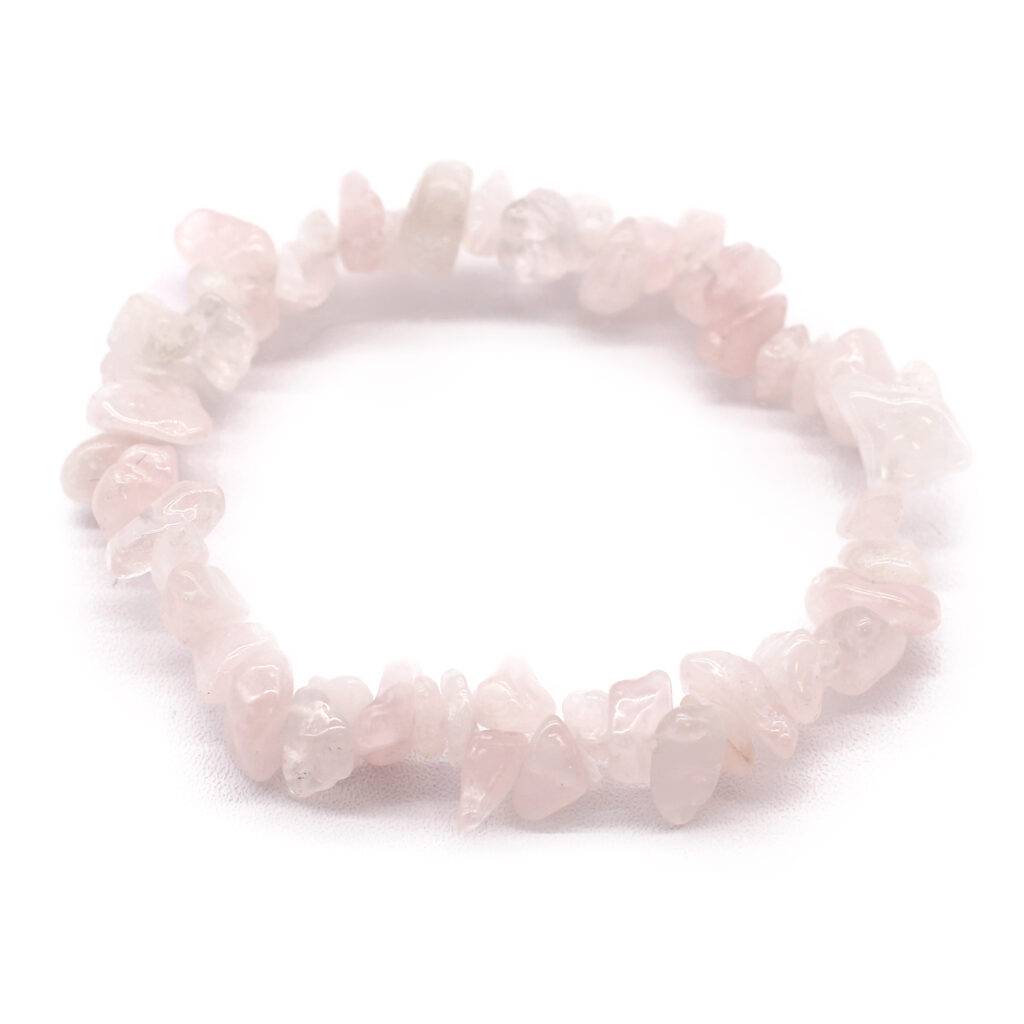 Rose Quartz Chipstone Bracelet