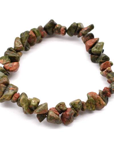 Green Jasper Chipstone Bracelet