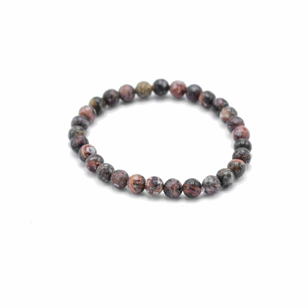 Leopard Skin Courage Gemstone Manifestation Bracelet