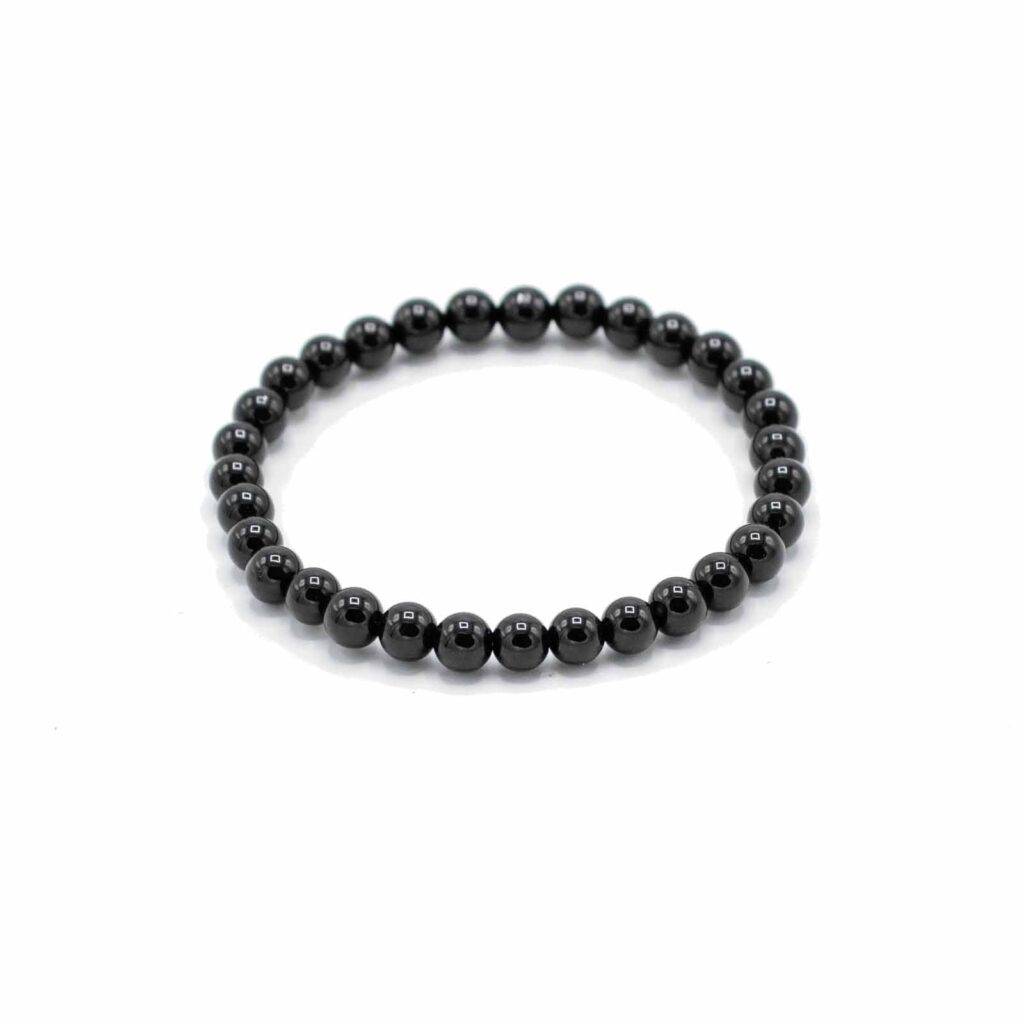 Black Agate Protection Gemstone Manifestation Bracelet