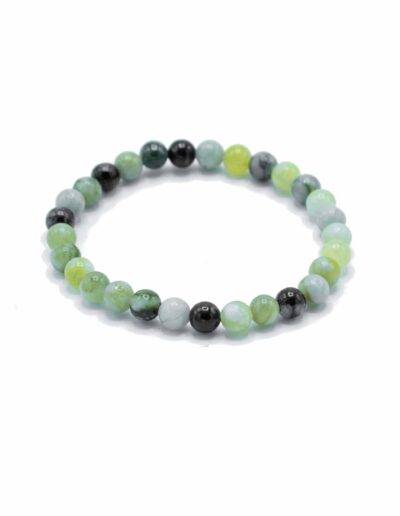 Olive Jade Healing Gemstone Manifestation Bracelet