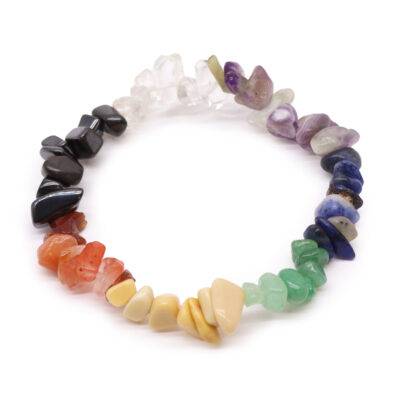 Chakra Stones Chipstone Bracelet