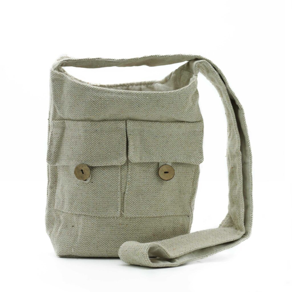 Medium Sized Natural Tones Two Pocket Bags