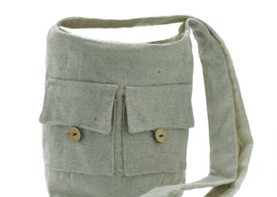 Medium Sized Stone Natural Tones Two Pocket Bags