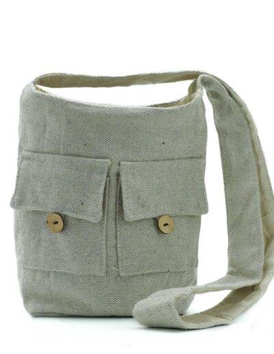 Medium Sized Stone Natural Tones Two Pocket Bags