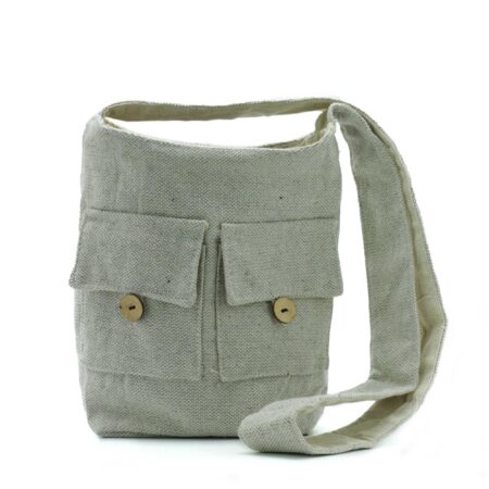Medium Sized Stone Natural Tones Two Pocket Bags