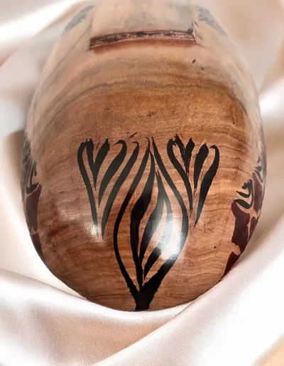 African Elephant Design Wooden Tray