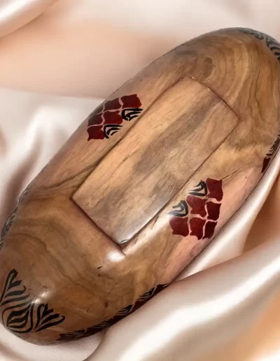 African Giraffe Design Wooden Tray