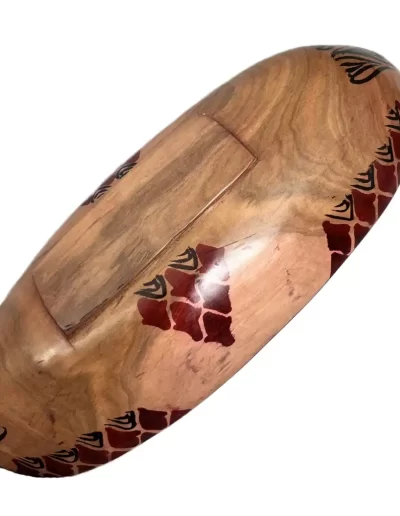 African Giraffe Design Wooden Tray