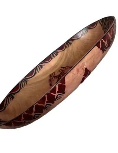 African Giraffe Design Wooden Tray