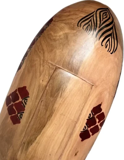 African Giraffe Pattern Wooden Tray