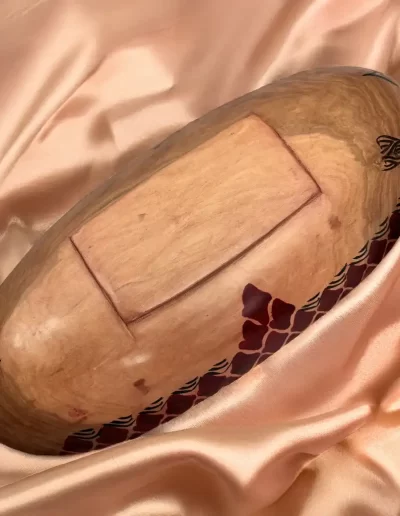 African Zebra Design Wooden Tray