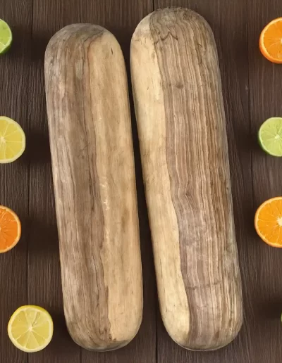 African Stripes Long Wooden Tray