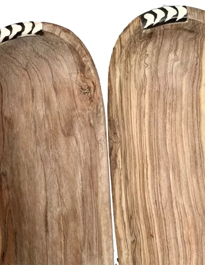 African Stripes Long Wooden Tray