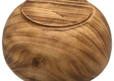 Flat Edge Large Wooden Bowl