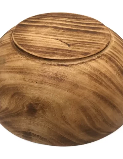 Flat Edge Large Wooden Bowl