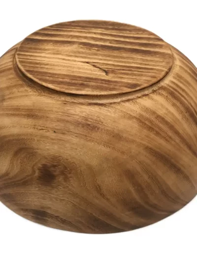 Flat Edge Medium Wooden Bowl