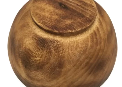 Flat Edge Small Wooden Bowl