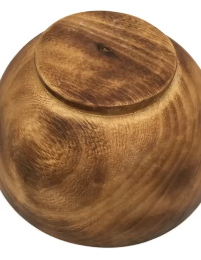 Flat Edge Small Wooden Bowl