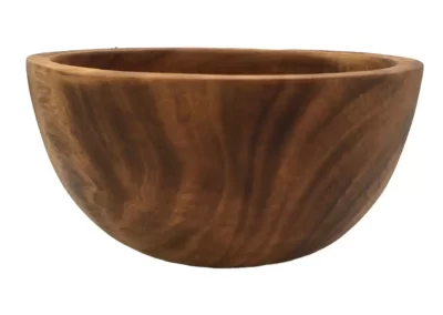 Flat Edge Small Wooden Bowl