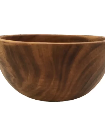 Flat Edge Small Wooden Bowl