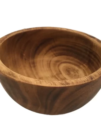 Flat Edge Small Wooden Bowl