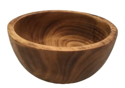 Flat Edge Small Wooden Bowl