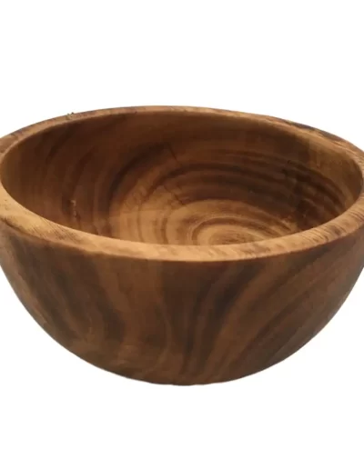 Flat Edge Small Wooden Bowl