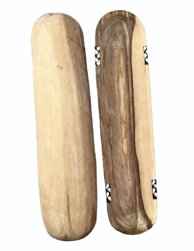 Spots Design Long Wooden Tray