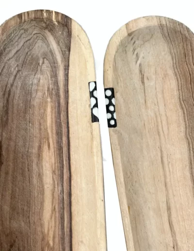 Spots Design Long Wooden Tray