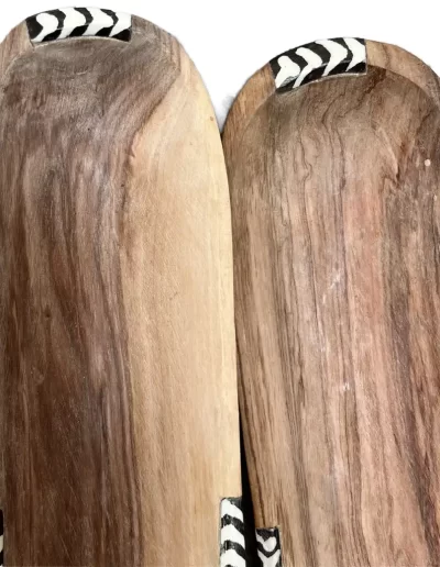 Stripes Design Long Wooden Tray