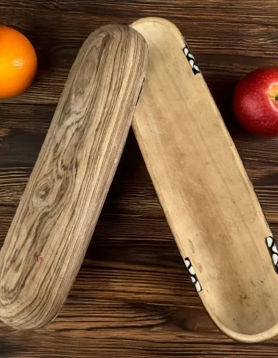 Spots Patterns Long Wooden Tray