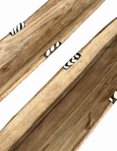 Stripes Patterns Long Wooden Tray