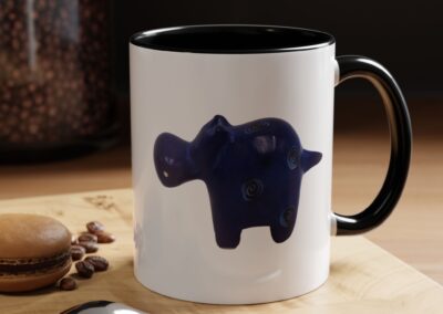 Hippo Ceramic Accent Coffee Mug