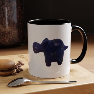 Hippo Ceramic Accent Coffee Mug