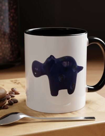 Hippo Ceramic Accent Coffee Mug