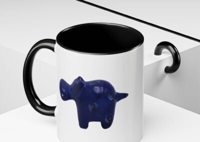 Hippo Ceramic Accent Coffee Mug