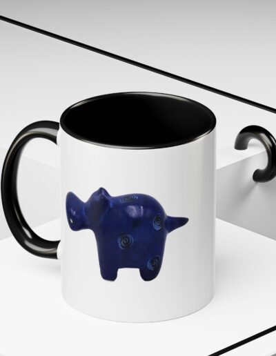 Hippo Ceramic Accent Coffee Mug