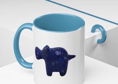 Hippo Ceramic Accent Coffee Mug