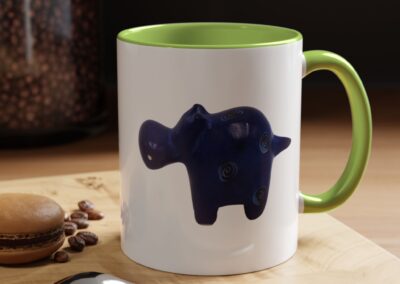 Hippo Ceramic Accent Coffee Mug