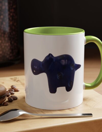 Hippo Ceramic Accent Coffee Mug