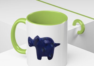 Hippo Ceramic Accent Coffee Mug