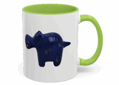 Hippo Ceramic Accent Coffee Mug