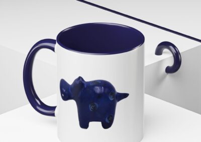 Hippo Ceramic Accent Coffee Mug