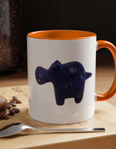 Hippo Ceramic Accent Coffee Mug