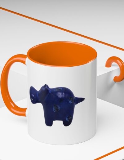 Hippo Ceramic Accent Coffee Mug