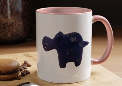 Hippo Ceramic Accent Coffee Mug